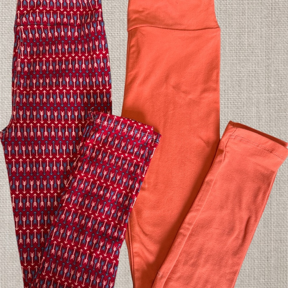 Lularoe Kids Valentines Day Leggings Set